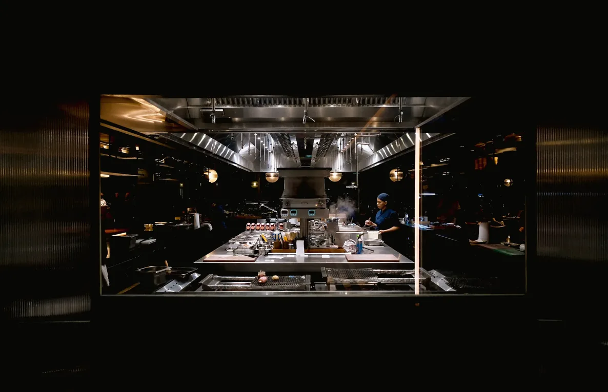 Stainless steel commercial kitchen fit out