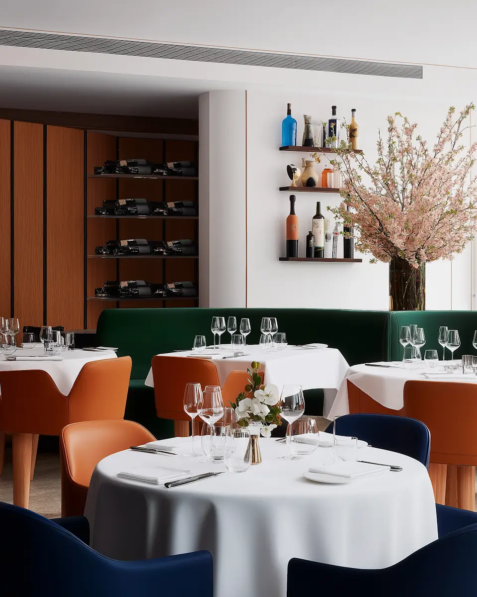 Interior of a UK restaurant kitchen